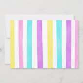 Schattigee Cupcake Verjaardag Foto Uitnodiging (Achterkant)