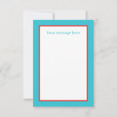 Schattigee cupcake verkopers of bakker bedankkaart (Achterkant)