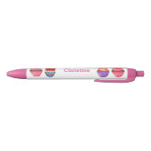 Schattigee cupcakes Custom Naam Pink Pen A12 (Bodem)