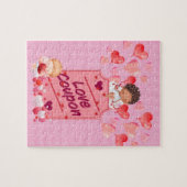 Schattigee Cupid Love Coupon Puzzel Legpuzzel (Horizontaal)
