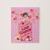 Schattigee Cupid Love Coupon Puzzel Legpuzzel (Verticaal)