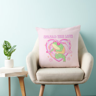 Schattigee Cupido Frog - Spreid de Liefde Kussen