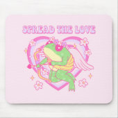 Schattigee Cupido Frog - Spreid de Liefde Muismat (Voorkant)