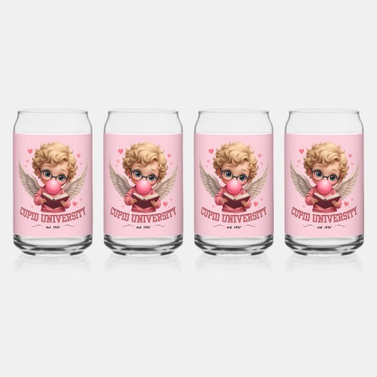 Schattigee Cupido University Bubblegum Angel esthe Blikvorm Glas (Achterkant)