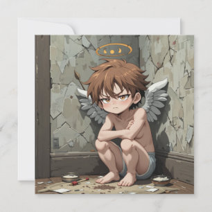 Schattigee Cupido valentijn is ongeïnspireerd Kaart