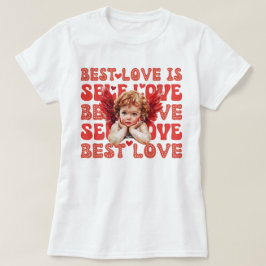 Schattigee Cupido Valentijnsdag Zelf liefde T-shirt