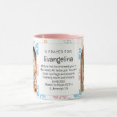 Schattigee Custom Baby Meisje Christelijk Souvenir Mok (Midden)