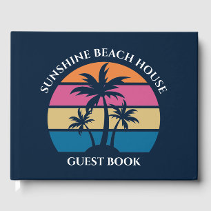 Schattigee Custom Beach House Palm Tree Gastenboek