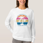 Schattigee Custom Beach Trip Lange Mouw Vrouwen T-shirt (Voorkant)