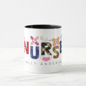 Schattigee Custom Christmas Nurse Gift 2 Foto's Na Mok (Midden)