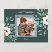 Schattigee Custom Couples Kerst Feestdagenkaart (Voorkant)