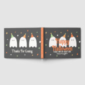 Schattigee Custom Groen Sinaasappel Ghost Gastenboek (Volledig)