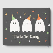 Schattigee Custom Groen Sinaasappel Ghost Gastenboek (Achterkant)