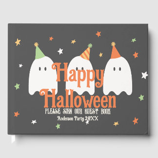 Schattigee Custom Groen Sinaasappel Ghost Gastenboek