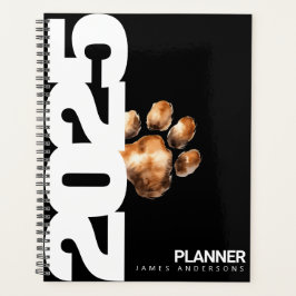 Schattigee Custom Modern Pet Lovers 2025 Planner