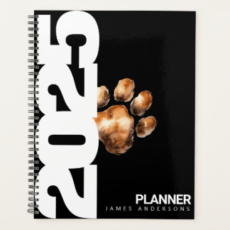 Schattigee Custom Modern Pet Lovers 2025 Planner