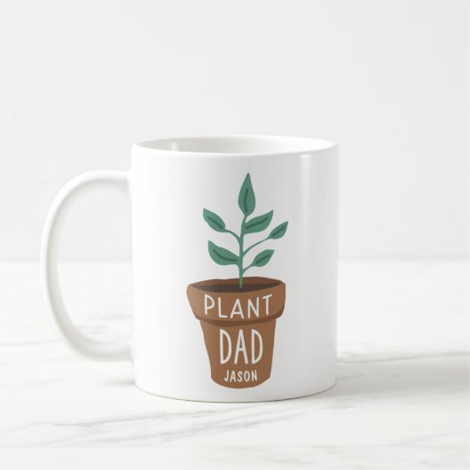 Schattigee Custom Plant Dad Koffiemok (Links)