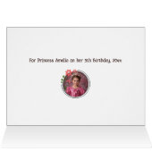 Schattigee Custom Princess Castle Foto Verjaardag  (Binnen Horizontaal (Boven))