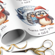 Schattigee Custom Santa Hat Penguin Sneeuw Kinder 