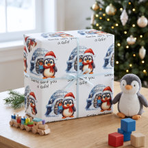 Schattigee Custom Santa Hat Penguin Sneeuw Kinder