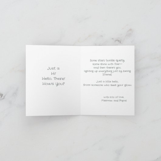 Schattigee Custom Schattigste Hallo Maltese Dog Hi Kaart (Binnen)