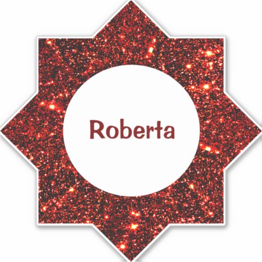 Schattigee Custom Star Sticker (Voorkant)