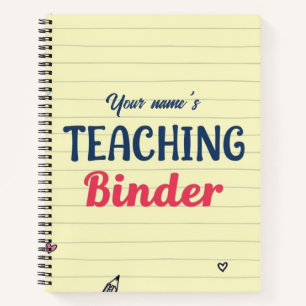 Schattigee Custom Teacher Multomap Hoesje Notitieboek