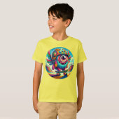 Schattigee Cyclops Skater T-shirt (Voorkant volledig)