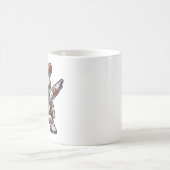 Schattigee Dabbing Astronaut Cowboy Space Hallowee Koffiemok (Center)