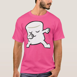Schattigee dabbing marshmallow kampvuur kawaii mar t-shirt