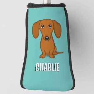 Schattigee Dachshund Custom Name Wiener Dog Golfheadcover