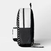 Schattigee Dachshund en Polka Dots Bedrukte Rugzak (Rechts)