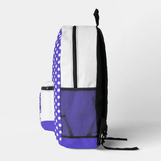 Schattigee Dachshund en Polka Dots Bedrukte Rugzak (Rechts)