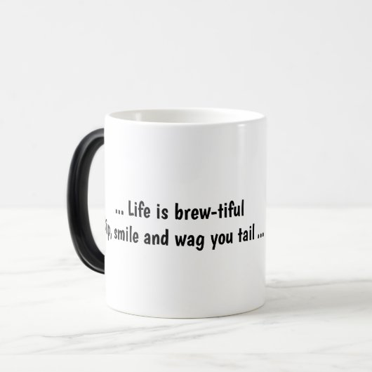 Schattigee Dachshund Koffie Mok (Voorkant links)
