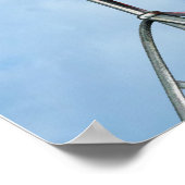 Schattigee Dachshund Spelen Drums Poster (Hoek)