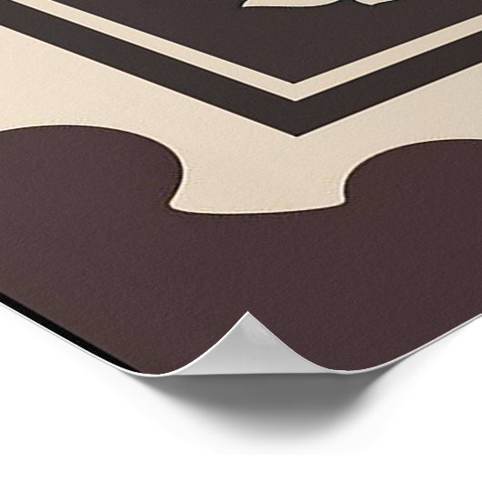 Schattigee Dachshund Superhero Poster (Hoek)