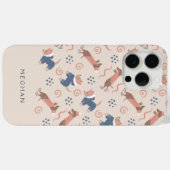  Schattigee Dachshund & Terrier Case-Mate iPhone Case (Achterkant (horizontaal))