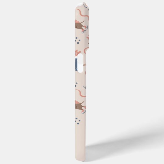  Schattigee Dachshund & Terrier Case-Mate iPhone Case (Achterkant / Rechts)