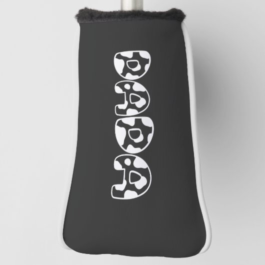 Schattigee Dada Koe Verjaardag Familie Matching Bo Golfheadcover (Draai 90)