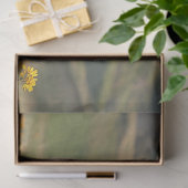 Schattigee Dairy Koe Yellow Wildflowers Decoupage Tissuepapier (Geschenk)