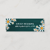 Schattigee Daisies Clothin Hangtag Prijs Label Cus (Voorkant)