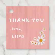 Schattigee Daisies Gouache Custom Baby shower DANK