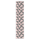 Schattigee Daisy floral Korte Tafelloper (Voorkant)