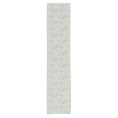Schattigee Daisy floral Korte Tafelloper (Voorkant)