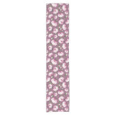 Schattigee Daisy floral Korte Tafelloper (Voorkant)