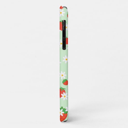 Schattigee Daisy Flower aardbeien kerstpatroon Case-Mate iPhone Case (Achterkant/links)