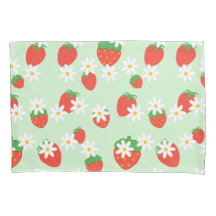 Schattigee Daisy Flower aardbeien kerstpatroon