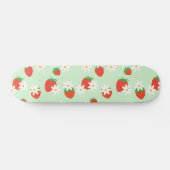 Schattigee Daisy Flower aardbeien kerstpatroon Persoonlijk Skateboard (Horizontaal)