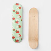 Schattigee Daisy Flower aardbeien kerstpatroon Persoonlijk Skateboard (Voorkant)