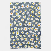 Schattigee Daisy Flower Botanische kinder patroonv Theedoek (Verticaal)